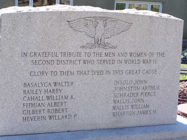 SECOND DISTRICT WORLD WAR II MEMORIAL