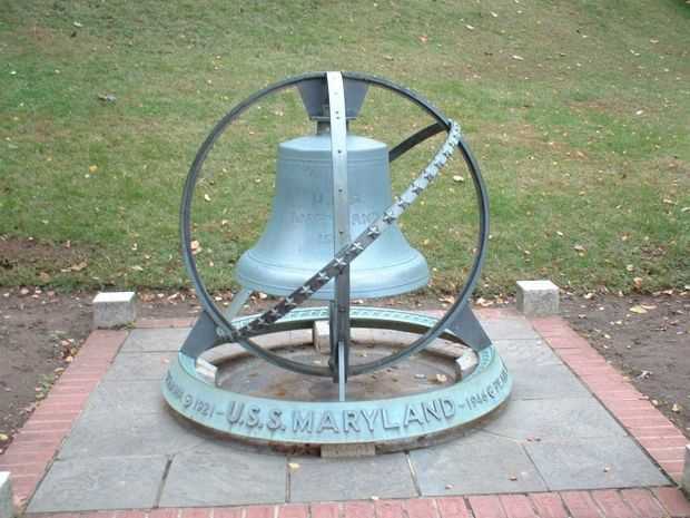 U.S.S. MARYLAND WAR MEMORIAL BELL