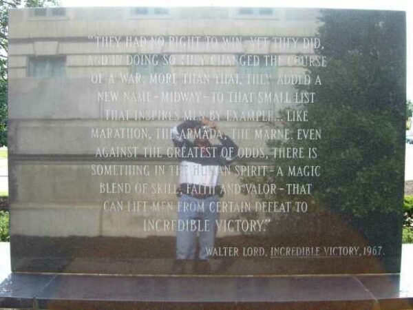 BATTLE OF MIDWAY MEMORIAL STONE F