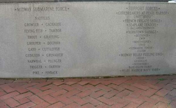 BATTLE  OF MIDWAY MEMORIAL STONE E