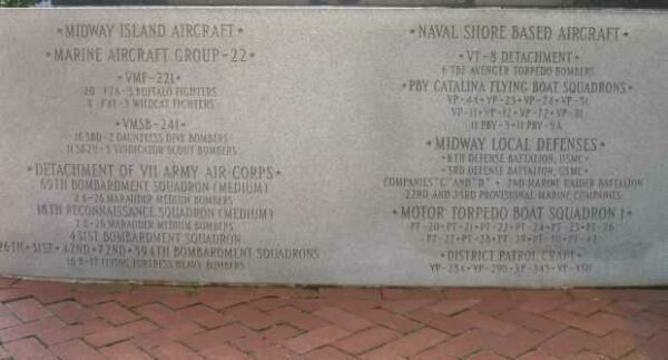 BATTLE OF MIDWAY MEMORIAL STONE D