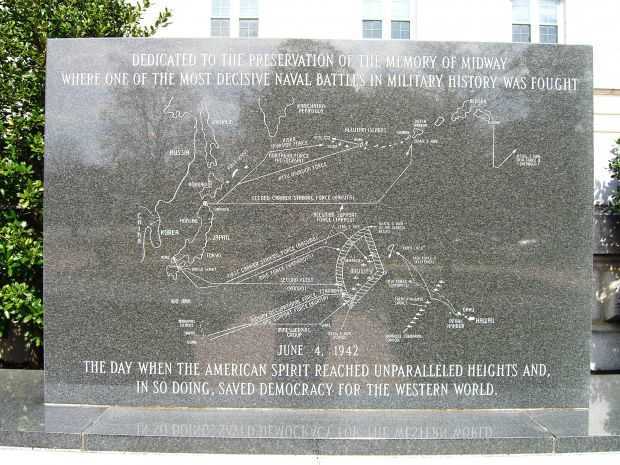 BATTLE OF MIDWAY MEMORIAL STONE A