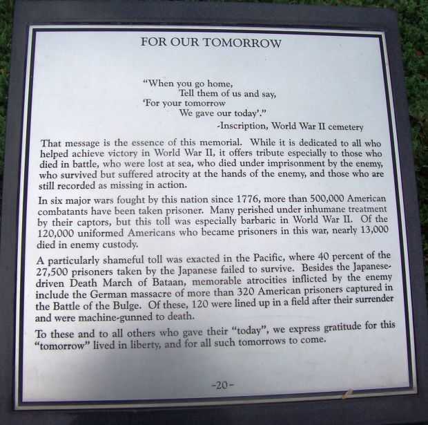 MARYLAND WORLD WAR II MEMORIAL PLAQUE T