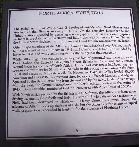 MARYLAND WORLD WAR II MEMORIAL PLAQUE H