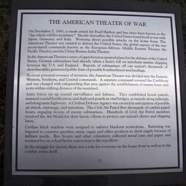 MARYLAND WORLD WAR II MEMORIAL PLAQUE G