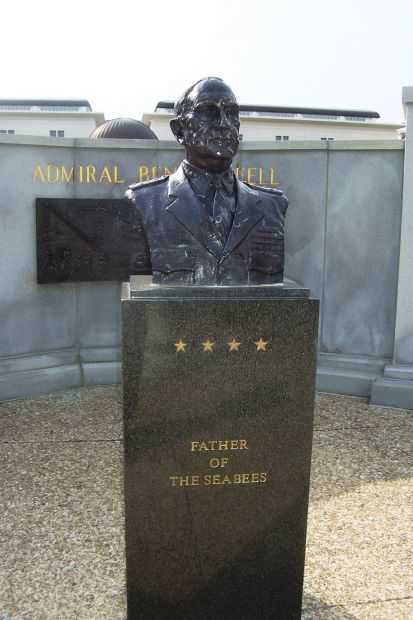 ADMIRAL BEN MOREELL WAR MEMORIAL BUST