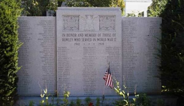 ROWLEY WORLD WAR II MEMORIAL