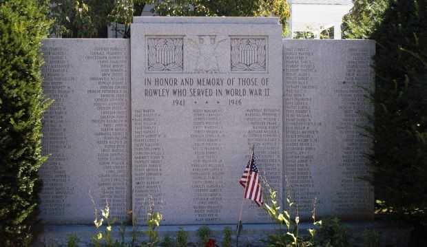 ROWLEY WORLD WAR II MEMORIAL