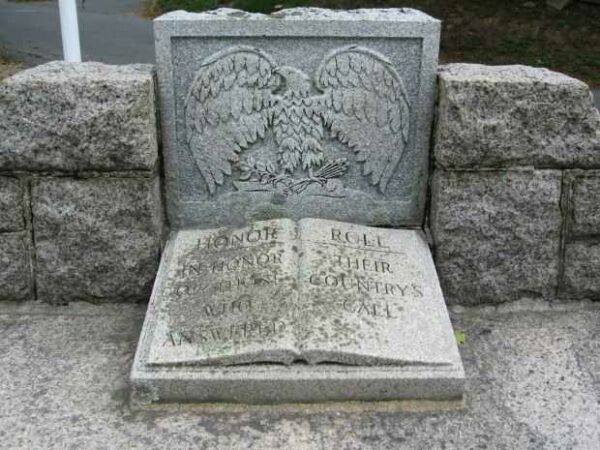RIVERDALE WORLD WAR II MEMORIAL TOP STONE