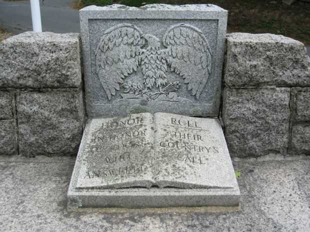 RIVERDALE WORLD WAR II MEMORIAL TOP STONE