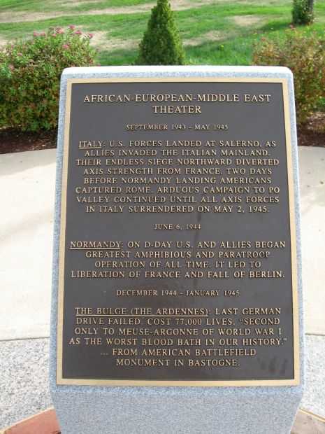 GLOUCESTER WWII MEMORIAL PLAQUE I
