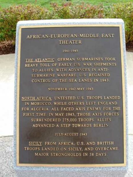 GLOUCESTER WWII MEMORIAL PLAQUE H