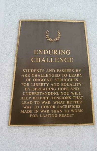 GLOUCESTER WWII MEMORIAL PLAQUE F