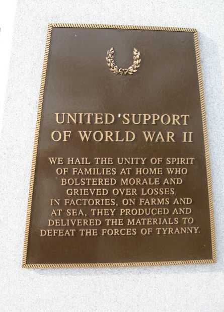 GLOUCESTER WWII MEMORIAL PLAQUE C