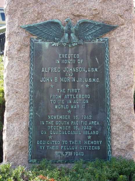 ALFRED JOHNSON AND JOHN B. MORINE WAR MEMORIAL