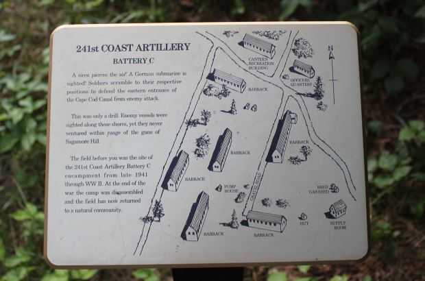 214ST COAST ARTILLERY BATTERY C MEMORIAL PLAQUE