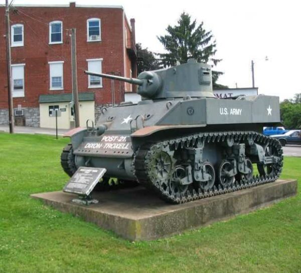 M3A1 LIGHT TANK “STUART” MEMORIAL