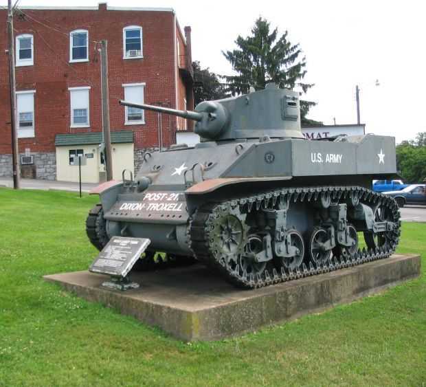 M3A1 LIGHT TANK “STUART” MEMORIAL