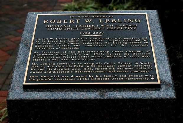ROBERT W. LEIBLING WAR MEMORIAL PLAQUE