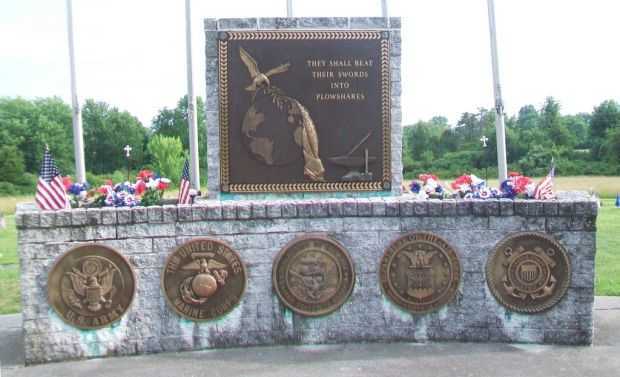 THEY SHALL BEAT THEIR SWORDS INTO PLOW SHARES MEMORIAL