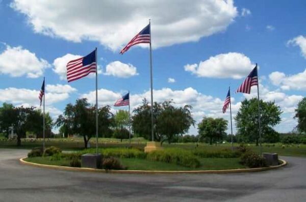 FRANKLIN HILLS MEMORY GARDEN MEMORIAL FIELD OF FLAGS
