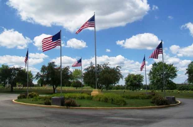 FRANKLIN HILLS MEMORY GARDEN MEMORIAL FIELD OF FLAGS