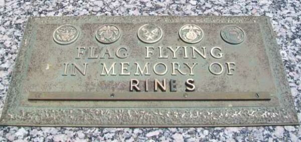 FRANKLIN HILLS MEMORY GARDEN MEMORIAL FIELD OF FLAGS PLAQUE C