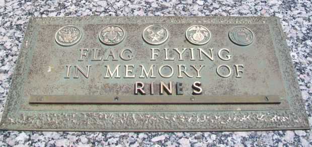 FRANKLIN HILLS MEMORY GARDEN MEMORIAL FIELD OF FLAGS PLAQUE C