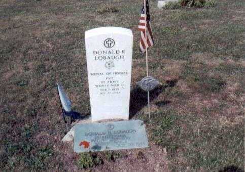 DONALD R. LOBAUGH MEDAL OF HONOR GRAVESTONE