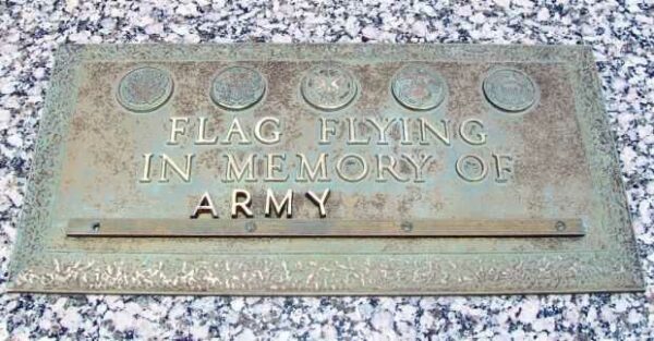 FRANKLIN HILLS MEMORY GARDEN MEMORIAL FIELD OF FLAGS PLAQUE A