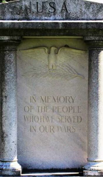 ANSONIA CEMETERY VETERANS MEMORIAL DEDICATION STONE