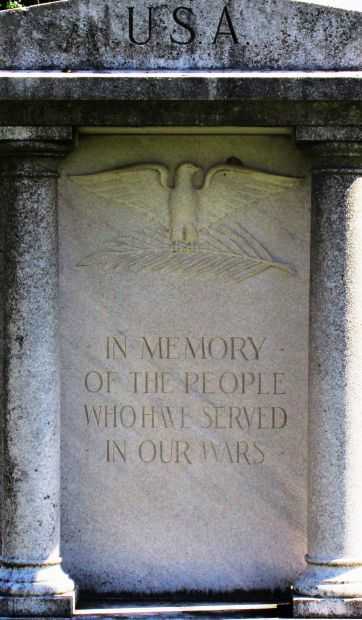 ANSONIA CEMETERY VETERANS MEMORIAL DEDICATION STONE