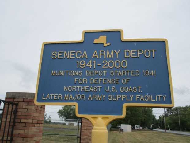 SENECA ARMY DEPOT WAR MEMORIAL MARKER