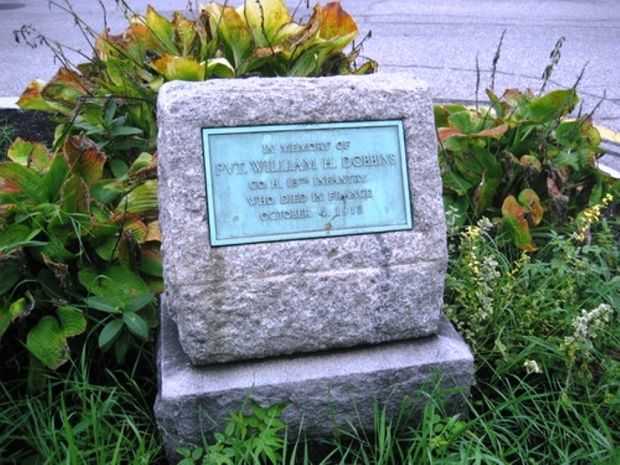 PVT. WILLIAM H. DOBBINS WAR MEMORIAL