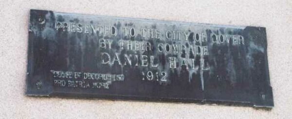 DOVER CIVIL WAR MEMORIAL PLAQUE B