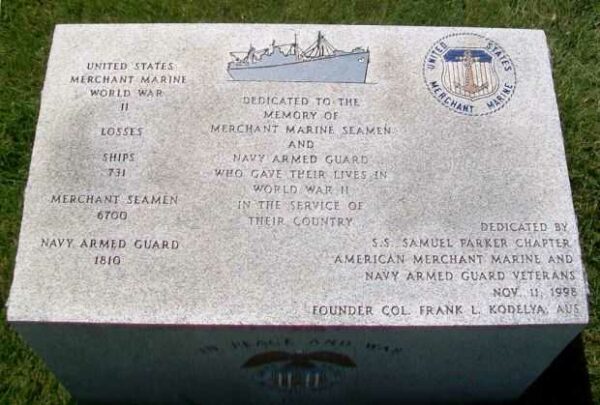 MERCHANT MARINE SEAMEN AND NAVY ARMED GUARD WAR MEMORIAL