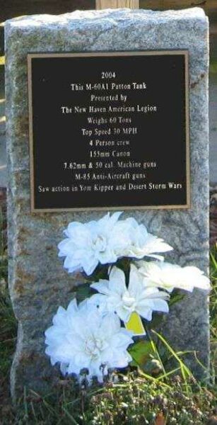 M-60A1 PATTON TANK PLAQUE