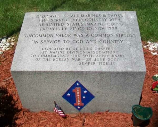 ALL MARINES AND 50TH ANNIVERSARY OF THE KOREAN WAR MEMORIAL