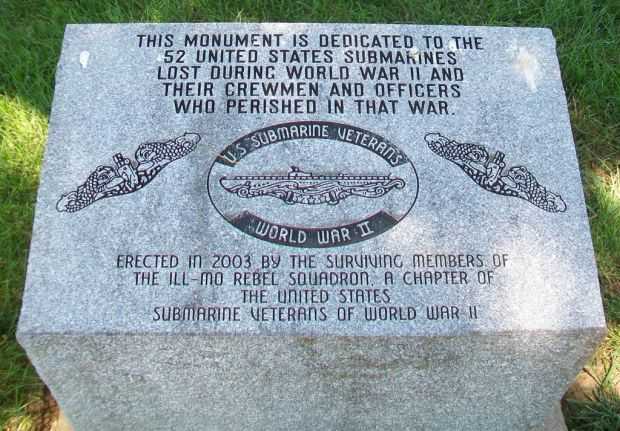 U.S. SUBMARINERS LOST IN WORLD WAR II MEMORIAL