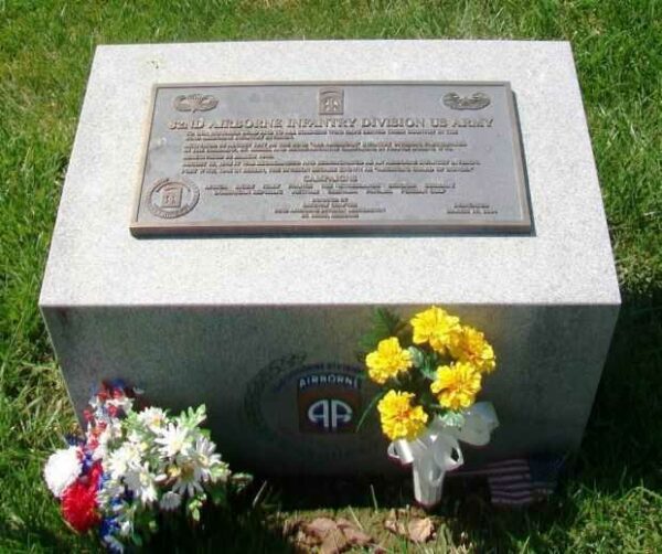82ND AIRBORNE INFANTRY DIVISION US ARMY WAR MEMORIAL