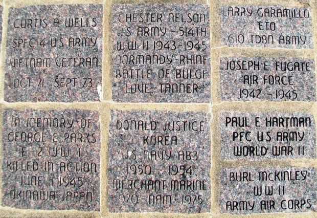 WEAUBLEAU VETERANS MEMORIAL PAVERS C