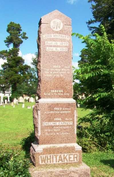 JOHN WHITAKER WAR MEMORIAL