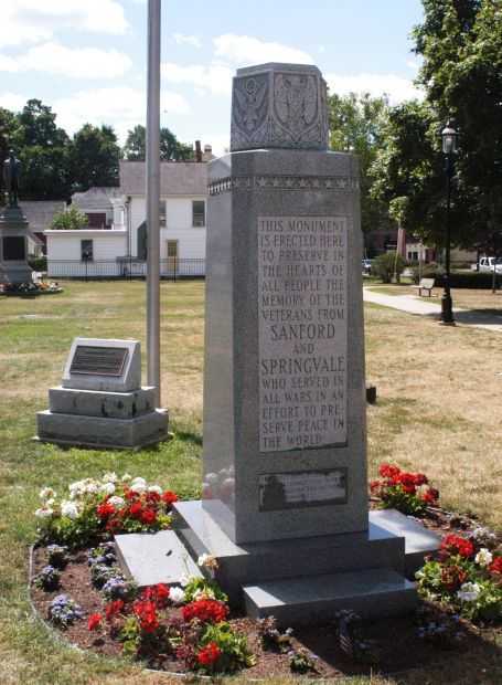 SANFORD AND SPRINGDALE WAR VETERANS MEMORIAL