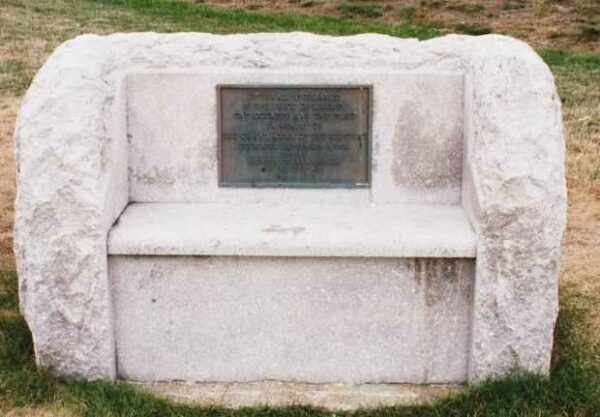 G.A.R. WAR MEMORIAL BENCH