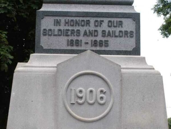 FREEPORT CIVIL WAR MEMORIAL DEDICATION STONE