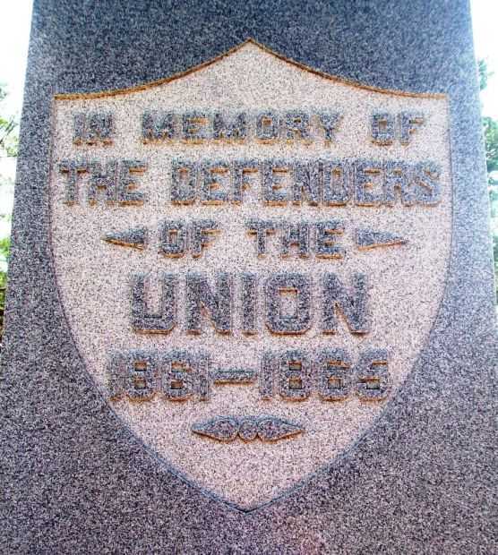 RUSSELL CIVIL WAR MEMORIAL DEDICATION STONE