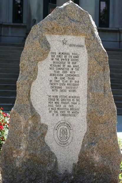 ROCKFORD MEMORIAL HALL STONE