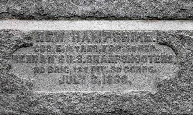 BERDAN’S U.S. SHARPSHOOTERS WAR MEMORIAL DEDICATION STONE