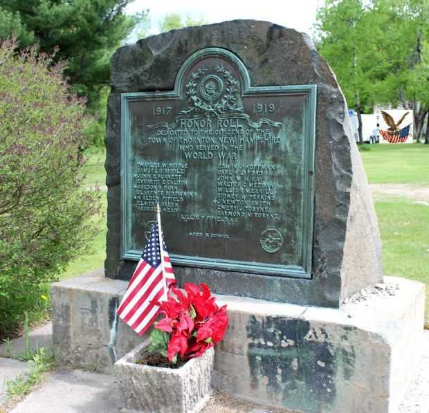THORNTON WORLD WAR I HONOR ROLL MEMORIAL