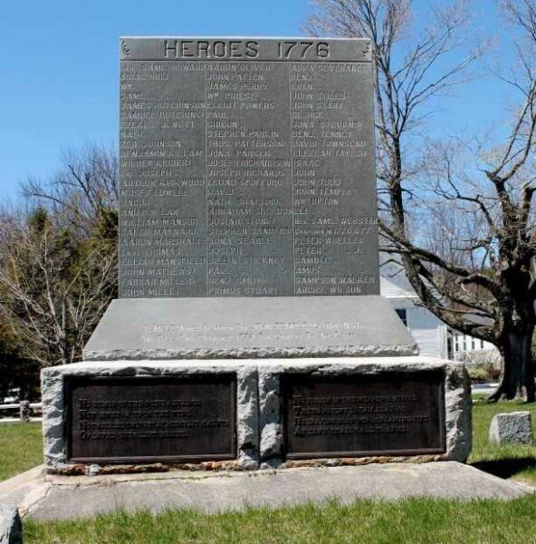 TEMPLE REVOLUTIONARY WAR VETERANS MEMORIAL FRONT